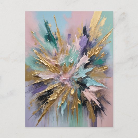 宇宙開花 ポストカード (正面)