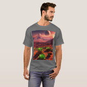 「宇宙開花：植物の惑星T型」 Tシャツ (正面フル)