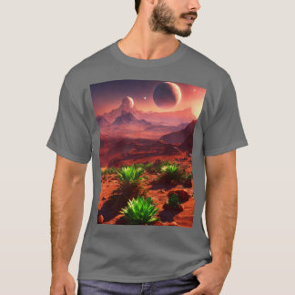 「宇宙開花：植物の惑星T型」 Tシャツ