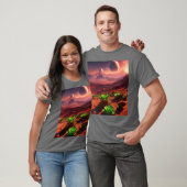 「宇宙開花：植物の惑星T型」 Tシャツ (ユニセックス)