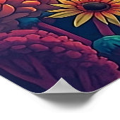 宇宙開花：超現実的な自然の旅 ポスター (角)