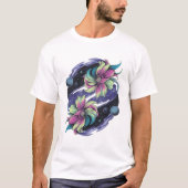 宇宙開花 Tシャツ (正面)