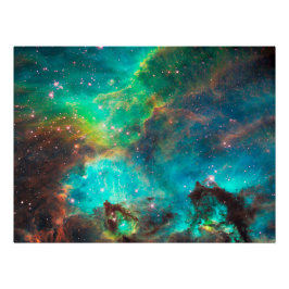宇宙雲の中の星団NGC 2074 ポスター