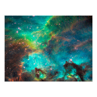 宇宙雲の中の星団NGC 2074 ポスター