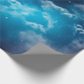 宇宙雲星夜空 ラッピングペーパー (角)