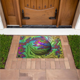 宇宙雲 ドアマット