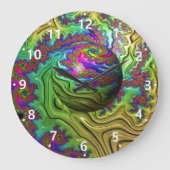 宇宙雲 ラージ壁時計 (正面)