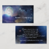 宇宙青い陰陽 名刺 (正面/裏面)