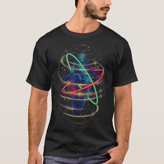 宇宙飛サイケデリック行士アパス・サイコノート Tシャツ (正面)