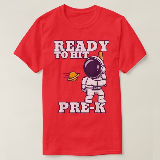 宇宙飛行士おもしろいが予選の最初の日 Tシャツ (デザイン正面)