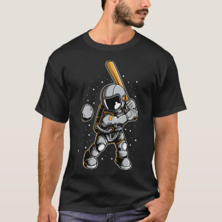 宇宙飛行士おもしろい野球 – 宇宙愛好家 Tシャツ