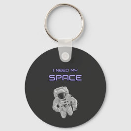 宇宙飛行士おもしろい- I Need My宇宙TシャツiPhone C キーホルダー