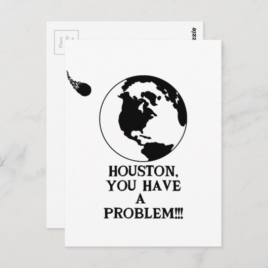 宇宙飛行士おもしろいNASA宇宙 ポストカード (正面/裏面)