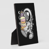 宇宙飛行士お誕生日ケーキ フォトプラーク (側面)