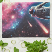 宇宙飛行士がキッチンタオルを愛する キッチンタオル (折り畳み)
