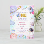 宇宙飛行士が太陽を一周する初めての誕生日 招待状 (スタンド正面)