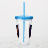 宇宙飛行士が宇宙を探検 アクリルタンブラー (右)