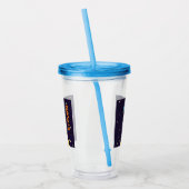 宇宙飛行士が宇宙を探検 アクリルタンブラー (左)