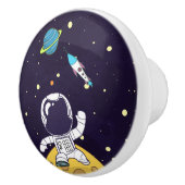 宇宙飛行士が宇宙を探検 セラミックノブ (右)