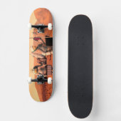 宇宙飛行士が火星に気象機器を設置する。 スケートボード (正面)