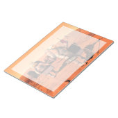 宇宙飛行士が火星に気象機器を設置する。 ノートパッド (アングル)