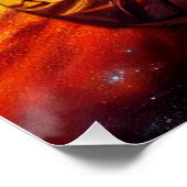 宇宙飛行士で自分のキツネを作成する宇宙 ポスター (コーナー)