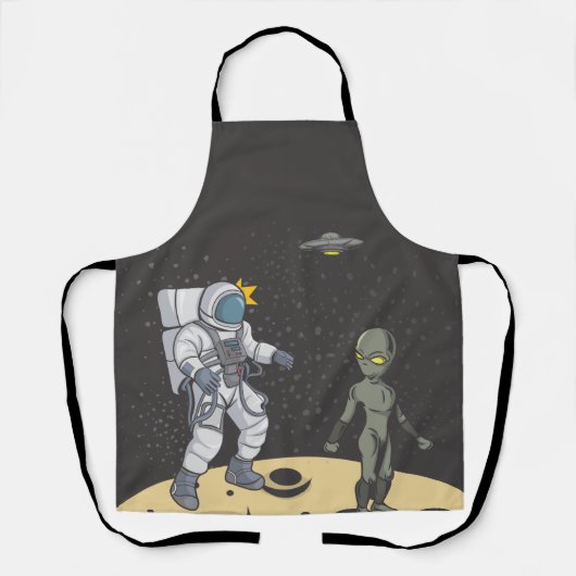 宇宙飛行士とエイリアンのエプロン エプロン (正面)