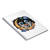 宇宙飛行士とエイリアン楽しむのスライス ノートブック (右側)