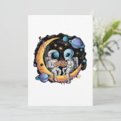 宇宙飛行士とエイリアン楽しむのスライス 招待状 (スタンド正面)