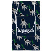 宇宙飛行士とエイリアン、アウタースペースパーティー スモールペーパーバッグ (正面)