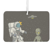 宇宙飛行士とエイリアン カーエアーフレッシュナー (裏面)