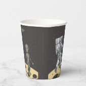 宇宙飛行士とエイリアン 紙コップ (右)