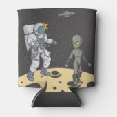 宇宙飛行士とエイリアン 缶クーラー (正面)