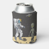 宇宙飛行士とエイリアン 缶クーラー (缶裏面)