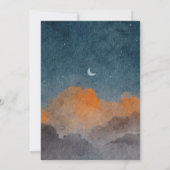 宇宙飛行士とジェットの誕生日 招待状 (裏面)