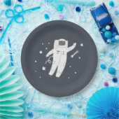 宇宙飛行士とスター宇宙誕生日パーティー ペーパープレート (パーティー)