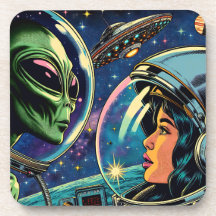 宇宙飛行士と地球外エイリアン