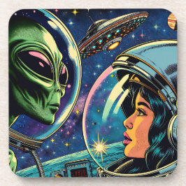 宇宙飛行士と地球外エイリアン コースター