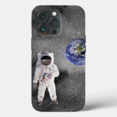 宇宙飛行士と地球惑星宇宙飛行士 Case-Mate iPhoneケース (裏面)