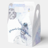 宇宙飛行士と宇宙お祝いの好意ボックス フェイバーボックス (オープン)