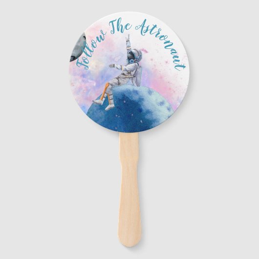 宇宙飛行士と宇宙誕生会 ハンドファン (裏面)