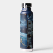 宇宙飛行士と宇宙飛行士 ウォーターボトル (右面)