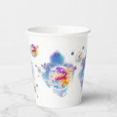 宇宙飛行士と宇宙 紙コップ (左)