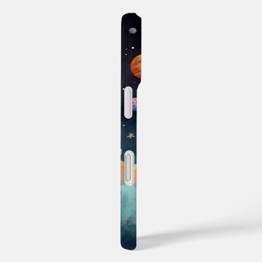 宇宙飛行士と恐竜の宇宙冒険 Case-Mate iPhoneケース (裏面 / 右)