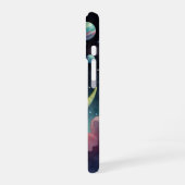 宇宙飛行士と恐竜の宇宙冒険 iPhone 16ケース (左側面)