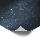 宇宙飛行士と惑星地球 ポスター (角)