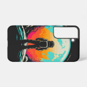 宇宙飛行士と惑星 SAMSUNG GALAXYケース (裏面横)