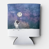 宇宙飛行士と月バルーンの宇宙星 缶クーラー (正面)