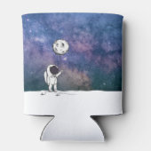 宇宙飛行士と月バルーンの宇宙星 缶クーラー (裏面)