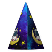 宇宙飛行士と月 パーティーハット (裏面)